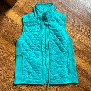 LL Bean Quilted Sherpa Lined Vest